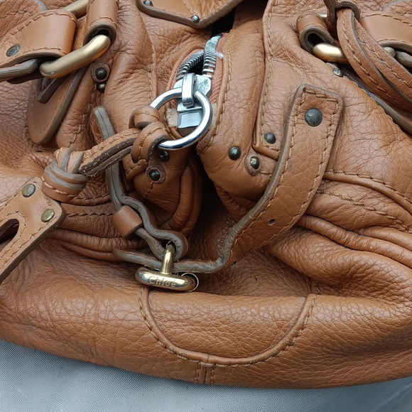 CHLOE CAMEL PADDINGTON Vintage Handbag - Picture 13 of 15